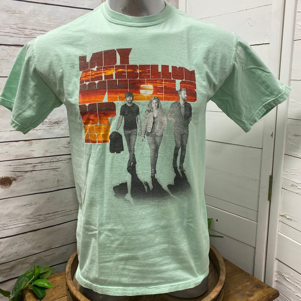 Lady A Antebellum Wheels Up 2015 Country Music Concert Tour Schedule T-Shirt M